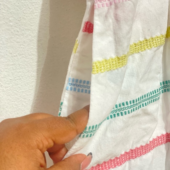 White Midi Dress with pockets - Picture 3 of 4